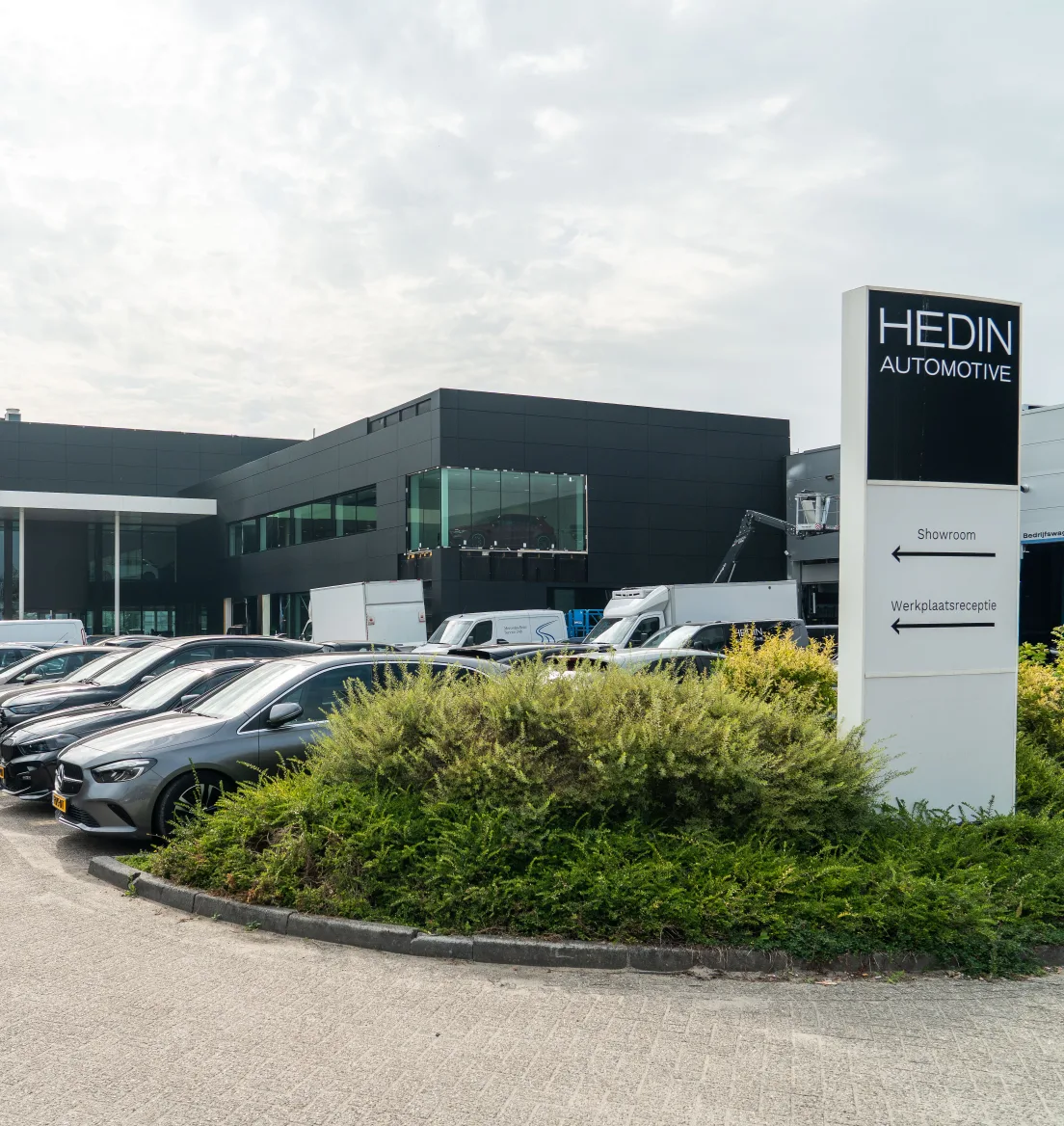 Außenansicht eines Standorts von Hedin Automotive