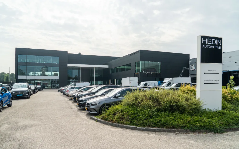 Außenansicht eines Standorts von Hedin Automotive