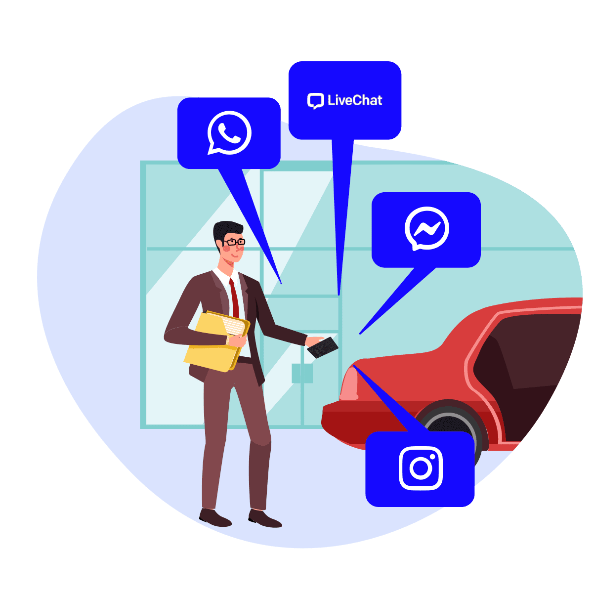 Bconnect | Life chat voor autobedrijven